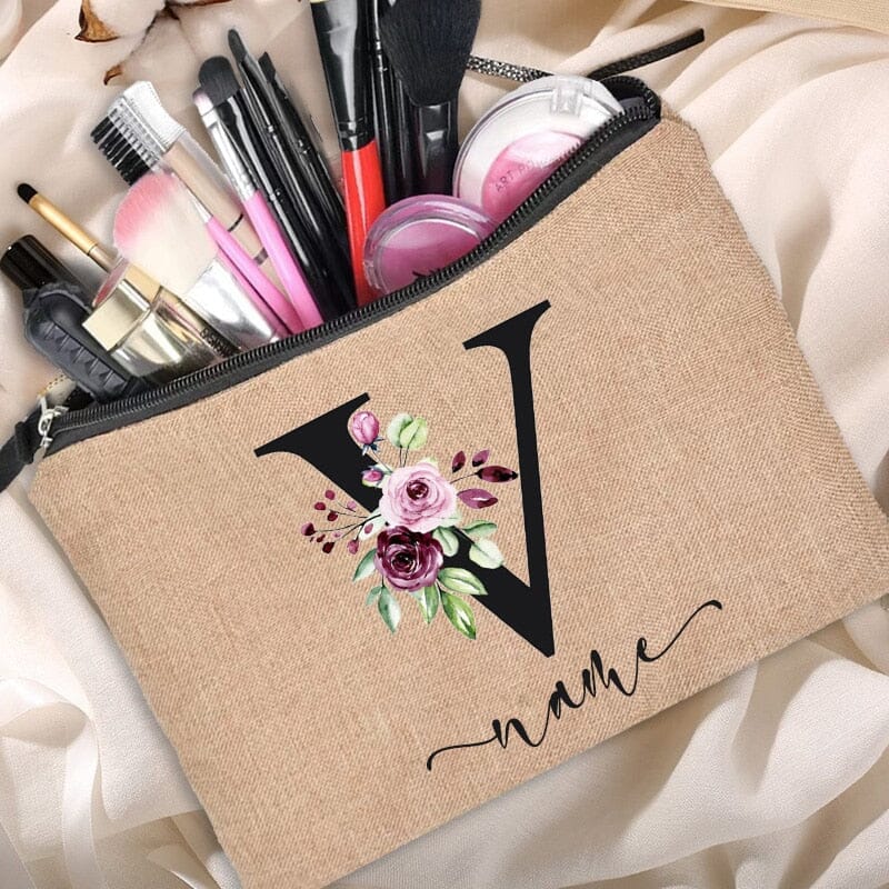 Trousse de Maquillage Personnalisée - Le Monde à mes Pieds