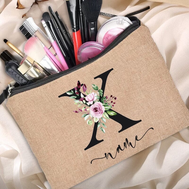 Trousse de Maquillage Personnalisée - Le Monde à mes Pieds