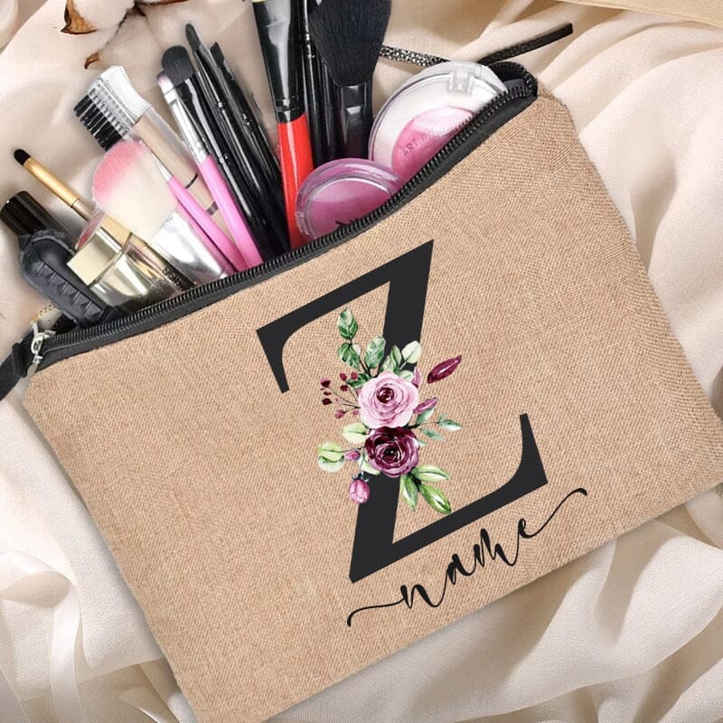 Trousse de Maquillage Personnalisée - Le Monde à mes Pieds