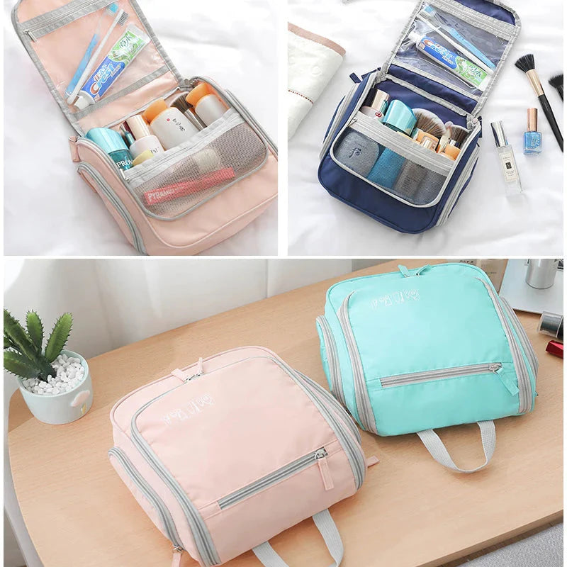 Trousse de Toilette Pratique avec Crochet de Suspension