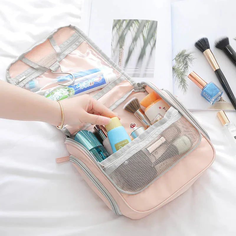Trousse de Toilette Pratique avec Crochet de Suspension