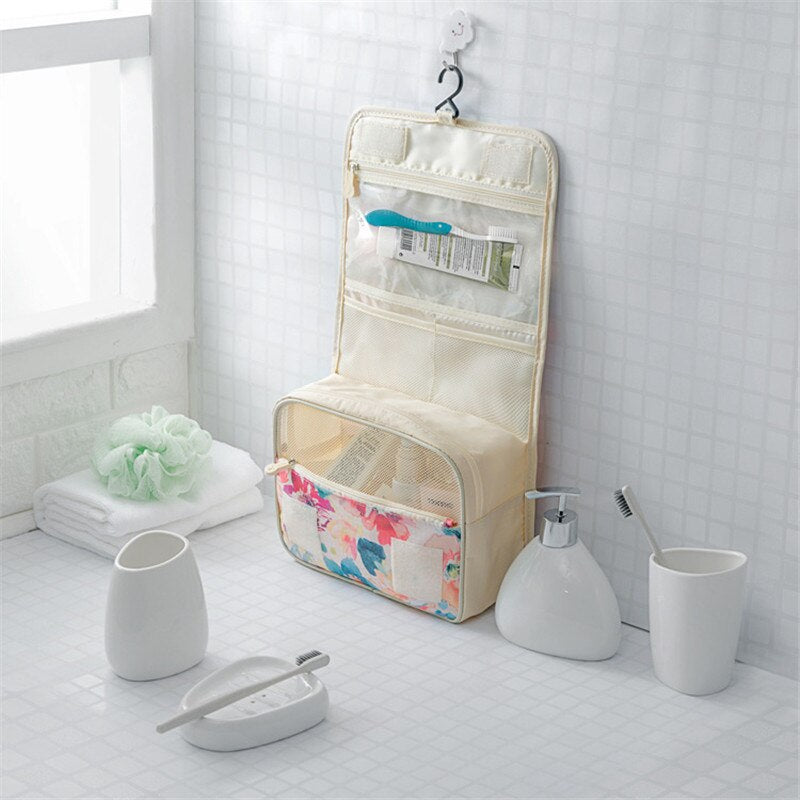 Trousse de Toilette de Voyage Fleurs Colorées en Édition Limitée
