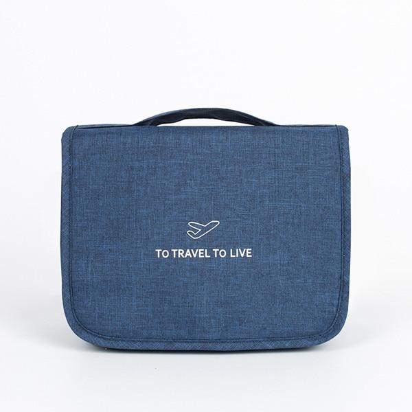 Trousse de Toilette de Voyage à Suspendre - Discover To Live (Petite)