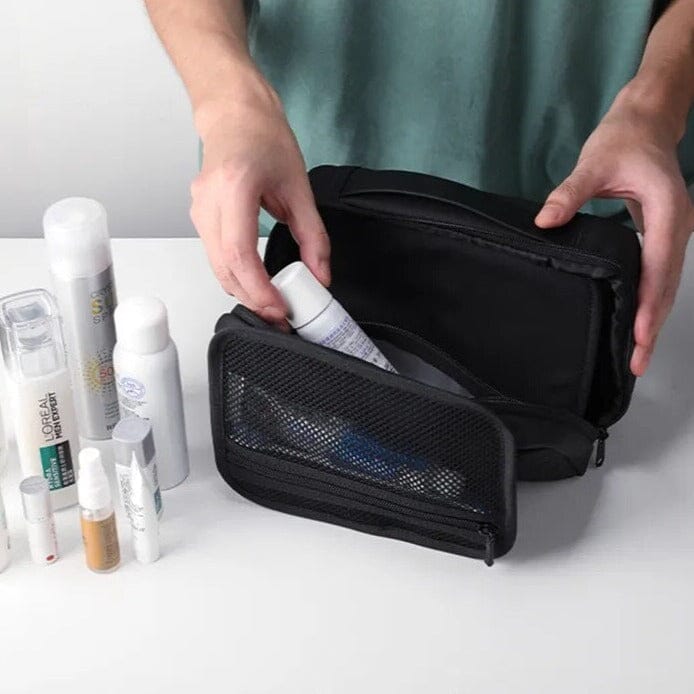 Trousse de Toilette pour Homme - Voyage Pratique à Suspendre