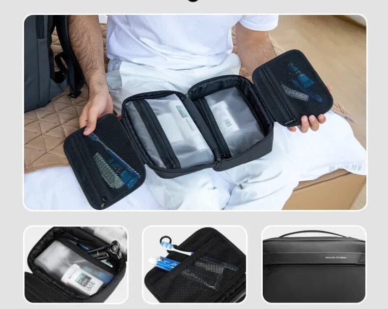 Trousse de Toilette pour Homme - Voyage Pratique à Suspendre
