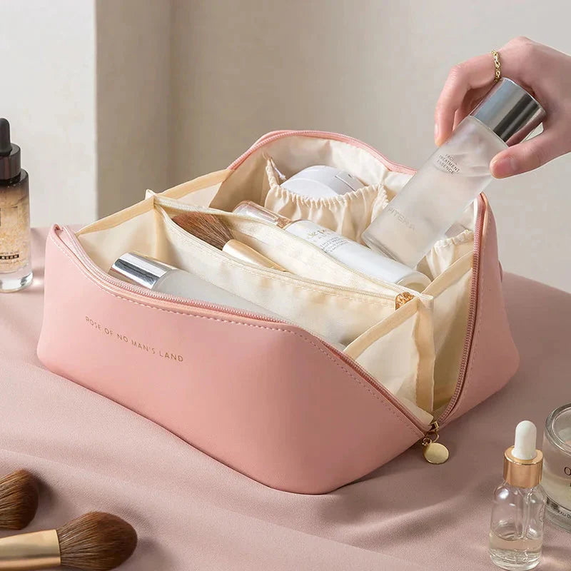 Trousse de Toilette Grand Angle Femme, idéale pour voyager