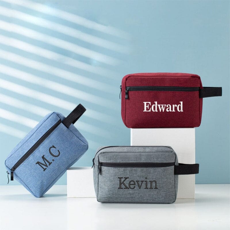 Trousse de Toilette Voyage Personnalisée - Tissu Oxford