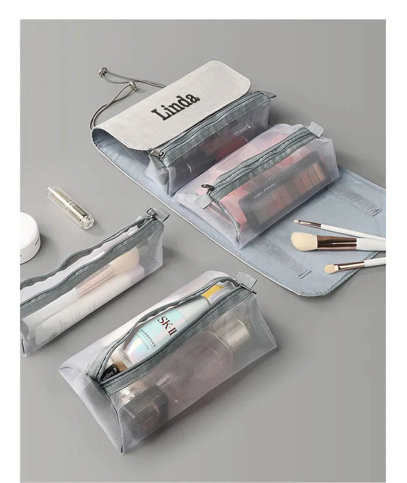 Trousse de Toilette Personnalisée pour Femme - Pliable