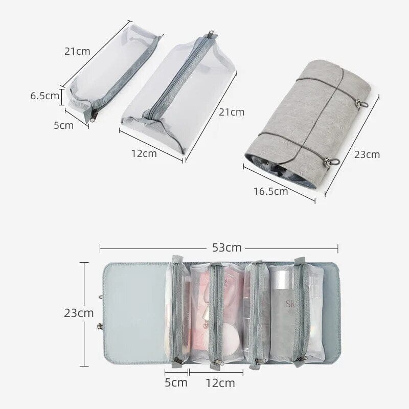 Trousse de Toilette Personnalisée pour Femme - Pliable