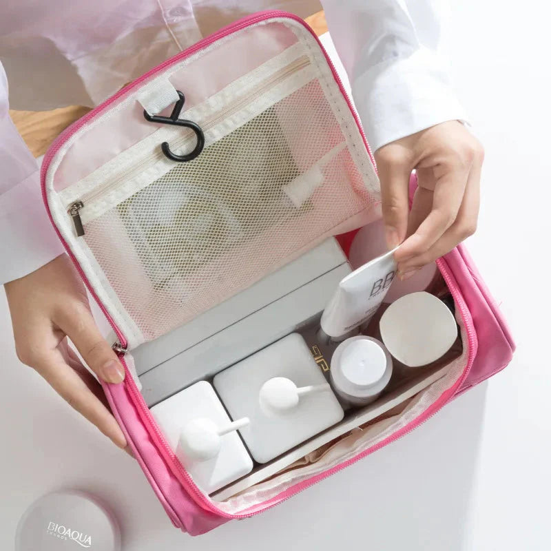 Trousse de Toilette Personnalisée Prénom - Féminine (Rose)