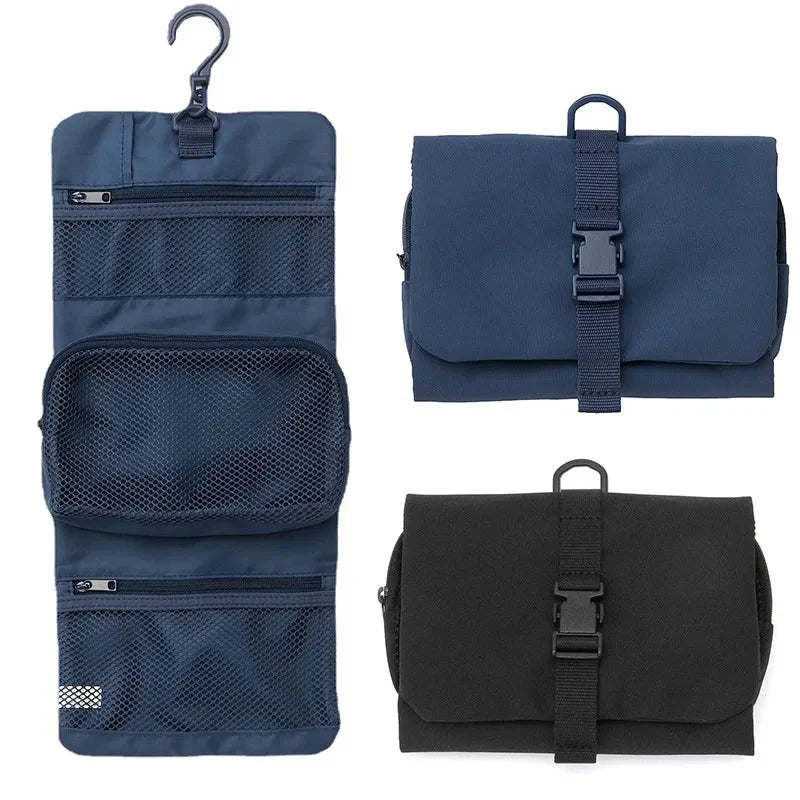 Trousse de Toilette Pliante avec Crochet de Voyage