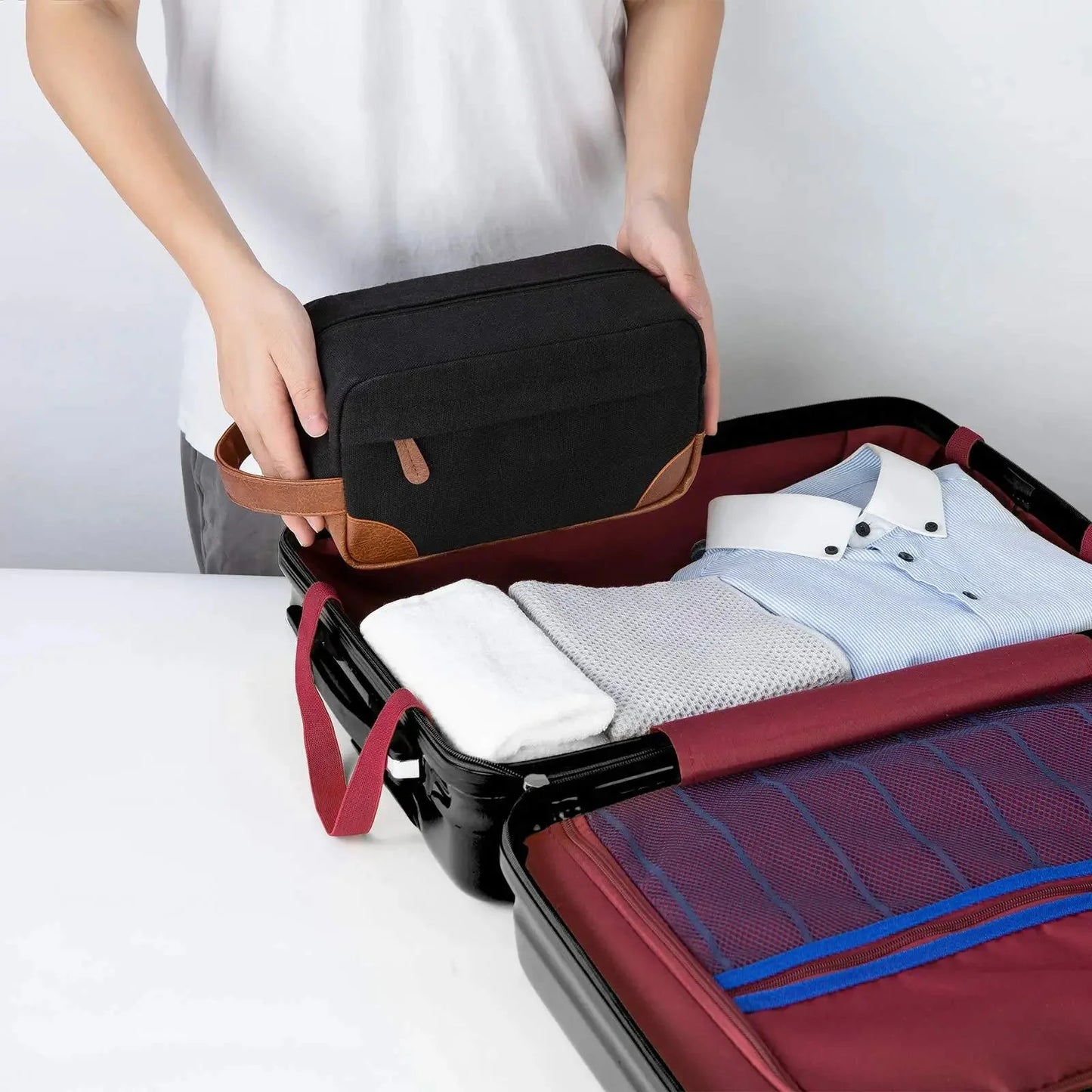 Trousse de Toilette pour Hommes Vintage Explorer