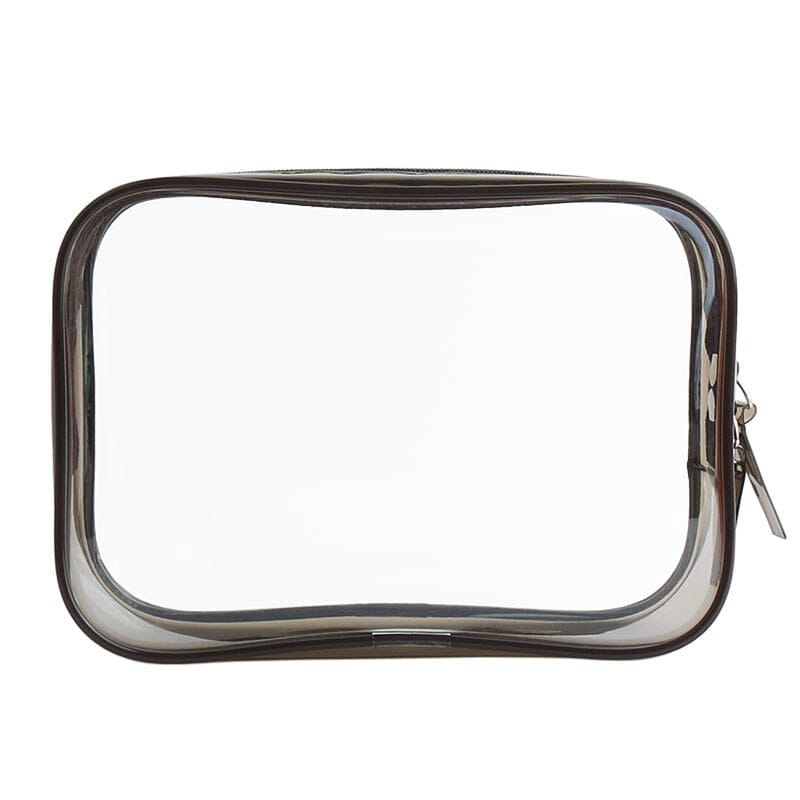 Trousse de Voyage Transparente - Grise
