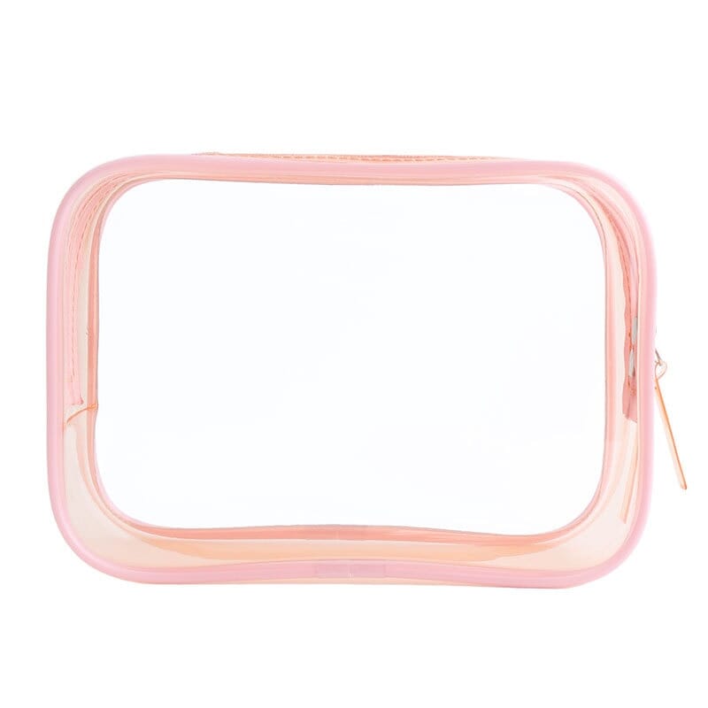 Trousse de Toilette Voyage Transparente Rose
