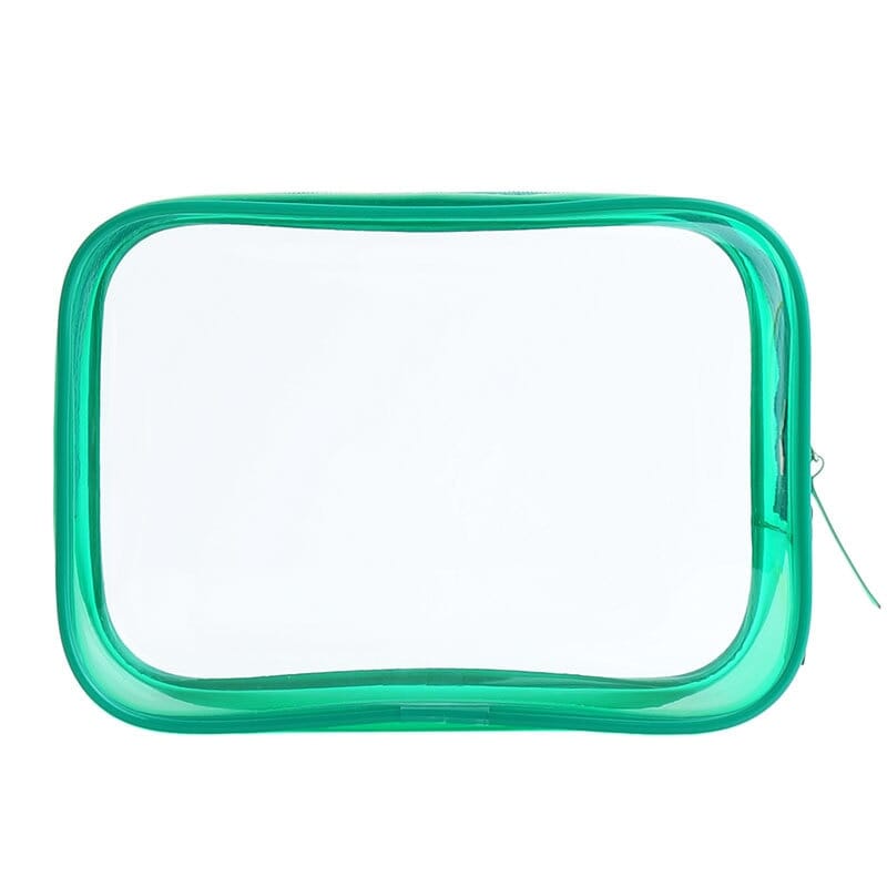 Trousse de Toilette Transparente Verte Explorer
