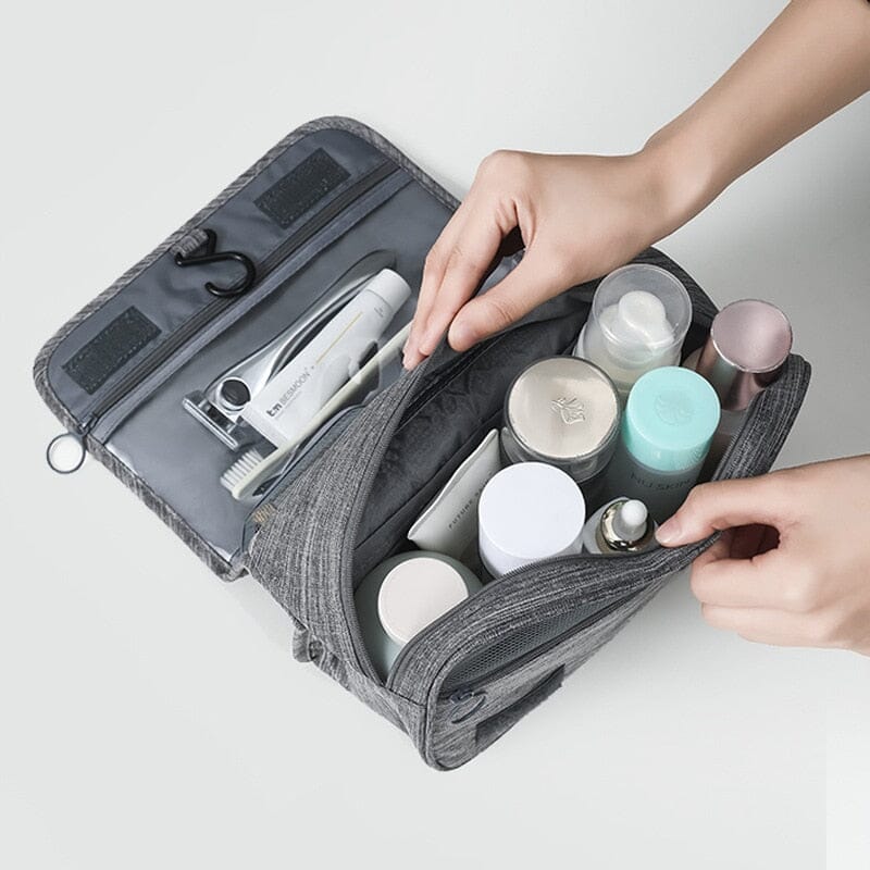 Trousse de Toilette Voyage à Suspendre TravelBasics (Gris)