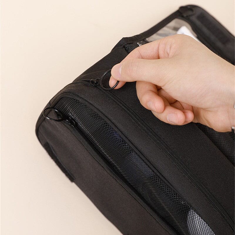 Trousse de Toilette de Voyage To Travel To Live (Noir)