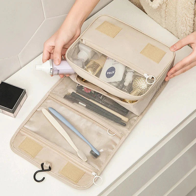 Trousse de Toilette Voyage Féminine à Suspendre