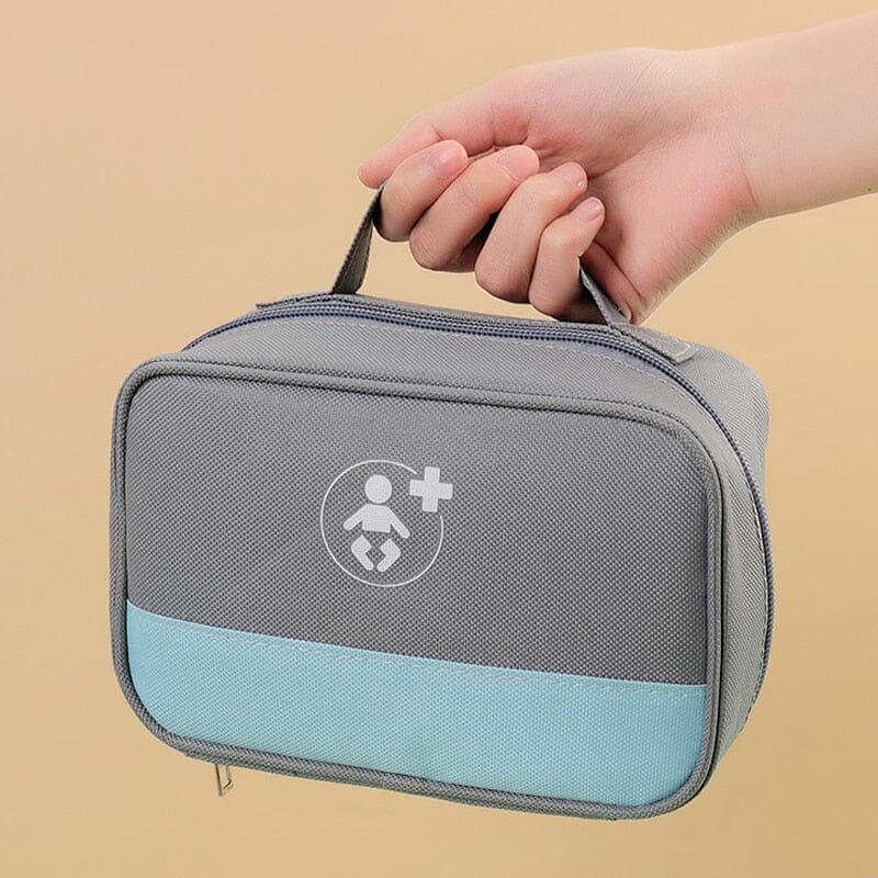 Trousse Pharmacie Bébé Voyage Secours (Gris)