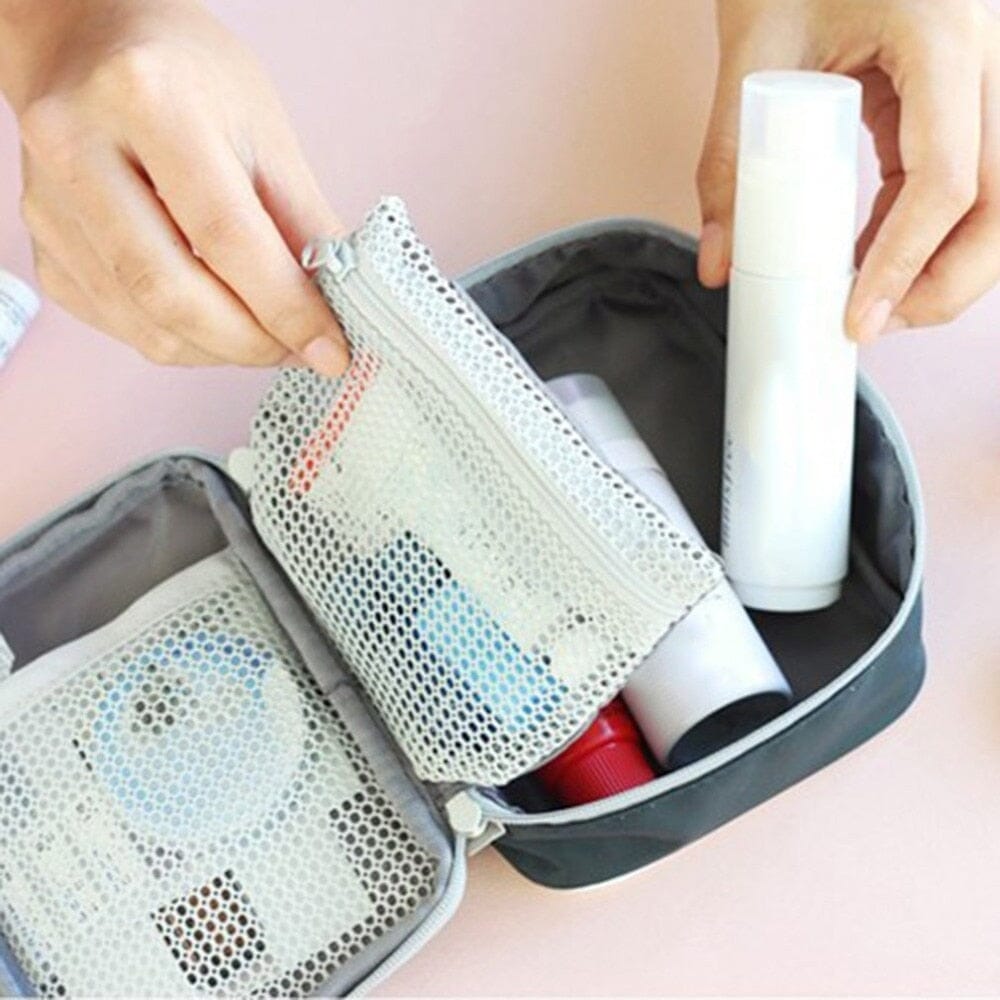Trousse Pharmacie de Voyage Vide Grise.