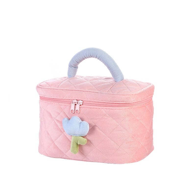 Voyage Vanity Velours Côtelé Tulipe