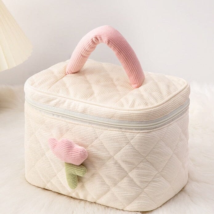 Voyage Vanity Velours Côtelé Tulipe