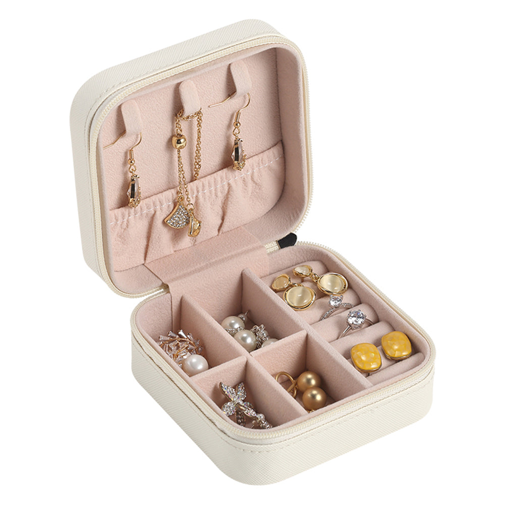 Boîte à Bijoux de Voyage Carrée