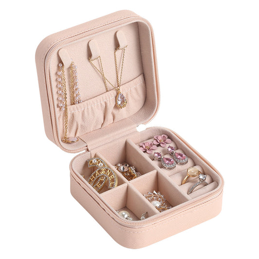 Boîte à Bijoux de Voyage Carrée