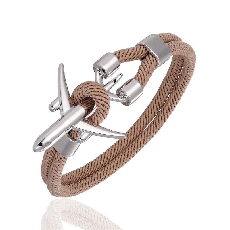 Bracelet Jetset - Corde Marron