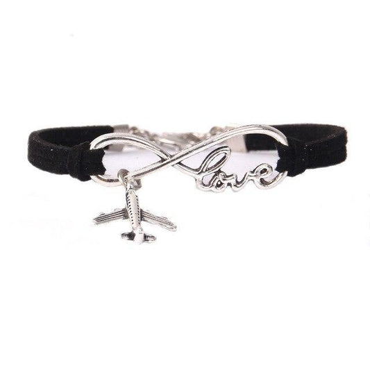 Bracelet Jetsetter - Infinity Love (Noir)