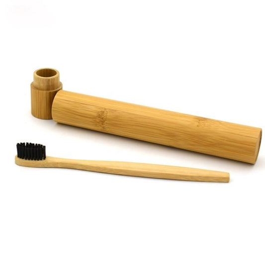 Brosse à Dents de Voyage Bambou Naturel