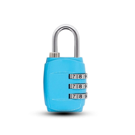 Cadenas Valise à Code - 3 Chiffres (Bleu) & Aventure
