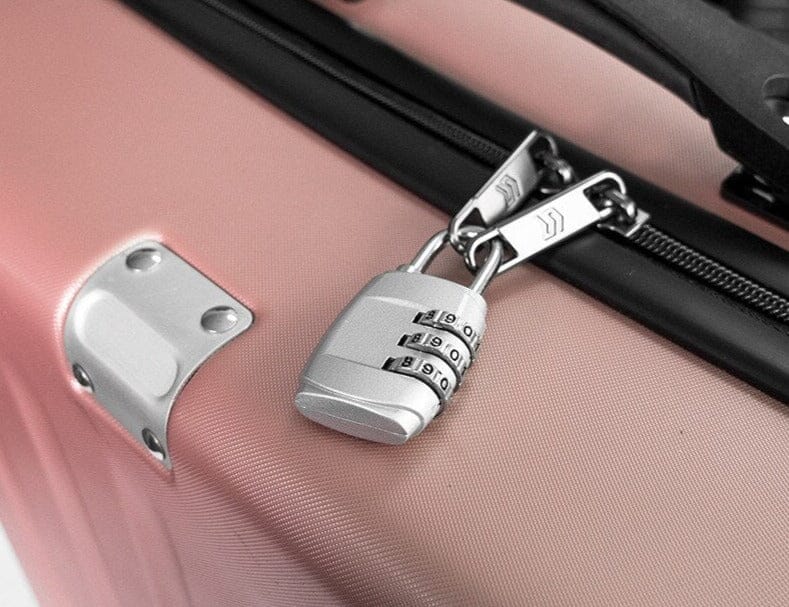 Valise à Code Cadenas 3 Chiffres (Gris)