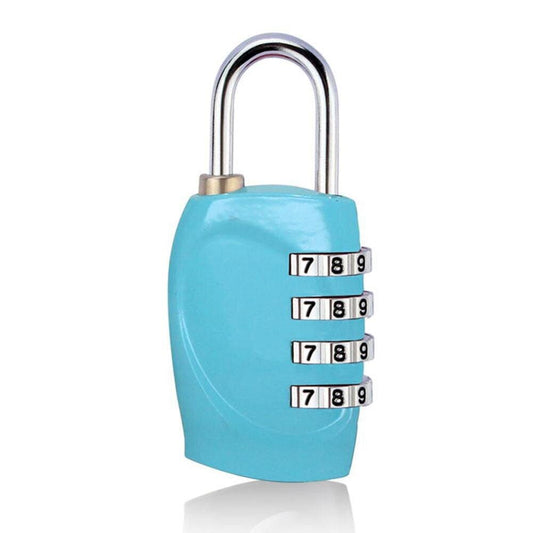 Valise à Code Cadenas 4 Chiffres (Bleu)