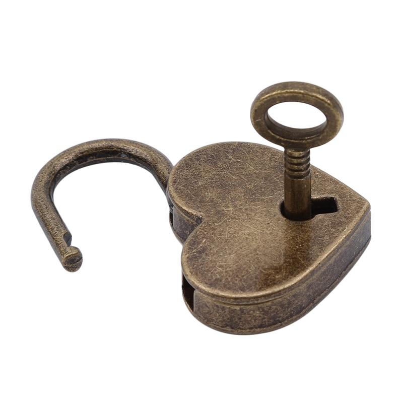 Vintage Heart Lock - Cadenas de Valise