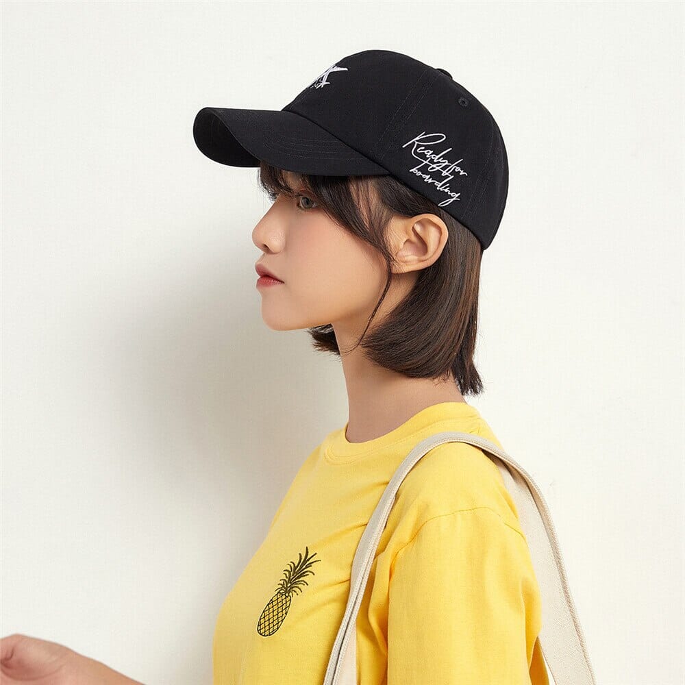 Casquette Avion - Prête pour l'embarquement