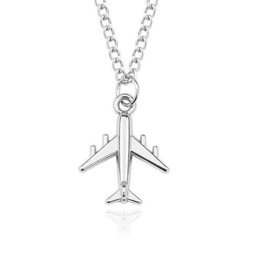 Collier Avion - Argent Airplane
