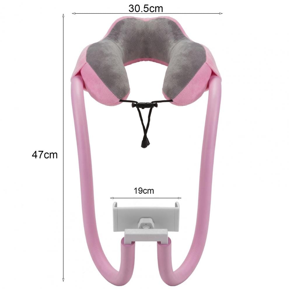 Coussin de Voyage avec Support pour Téléphone Portable