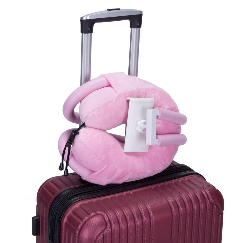 Coussin de Voyage avec Support pour Téléphone Portable