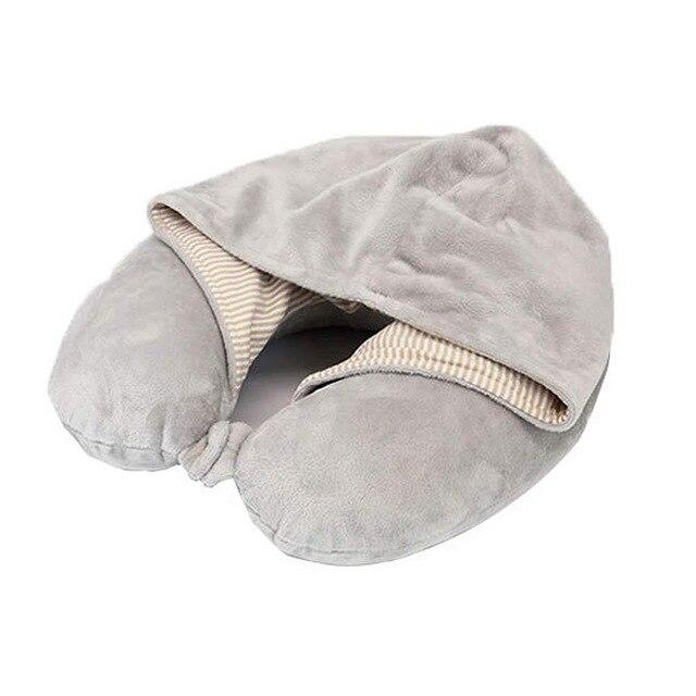 Coussin de Voyage - Hoodie Plaid Gris - Adventure Edition