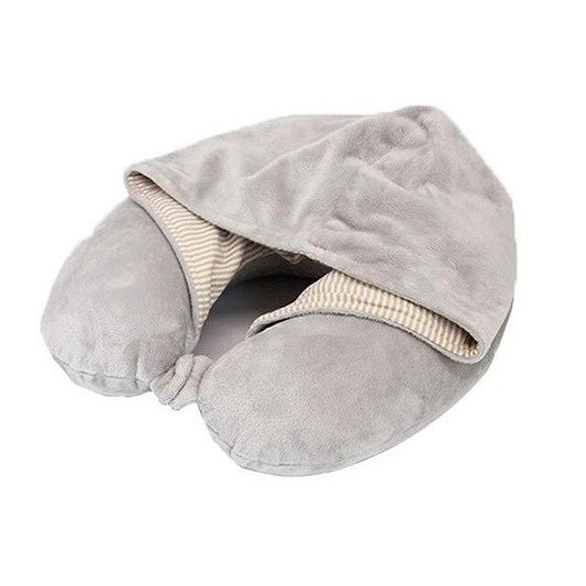Coussin de Voyage - Hoodie Plaid Gris - Adventure Edition