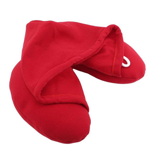 Coussin de Voyage - Hoodie Rouge Travel