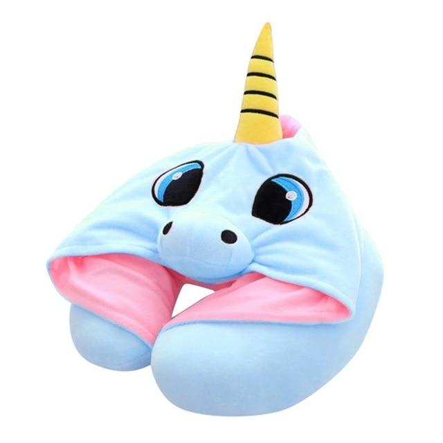 Coussin de Voyage Licorne souffle enchanté