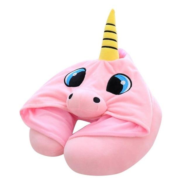 Coussin de Voyage Licorne souffle enchanté