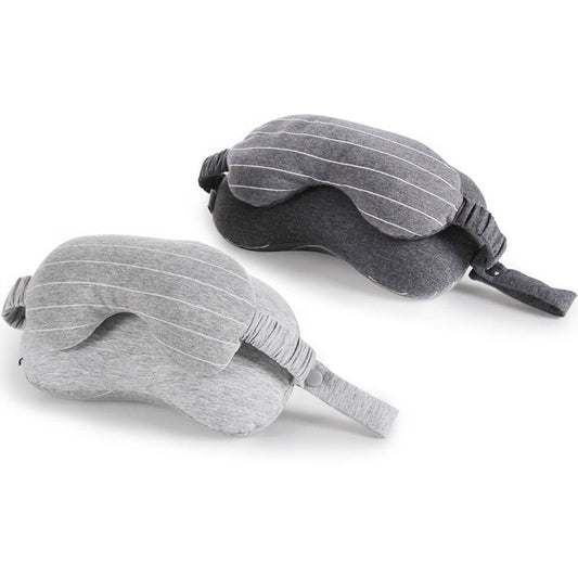 Coussin de Voyage & Masque de Nuit (2-en-1)