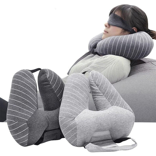 Set de Voyage Confortable - Masque de Sommeil et Coussin de Voyage Duo