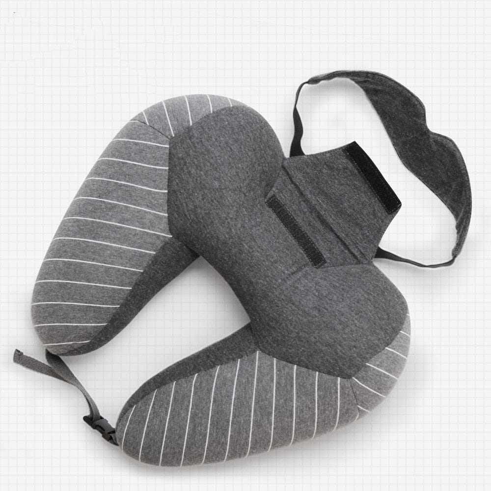 Set de Voyage Confortable - Masque de Sommeil et Coussin de Voyage Duo