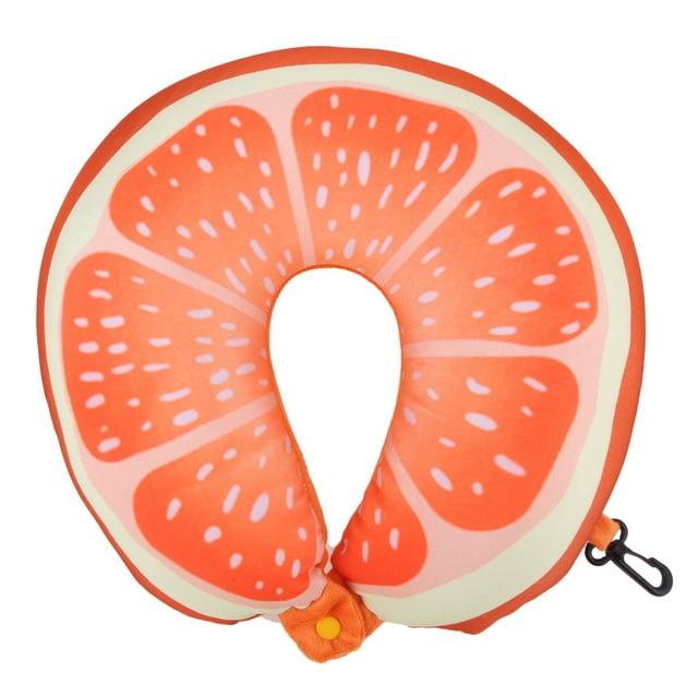 Coussin de Voyage Orange Adventure