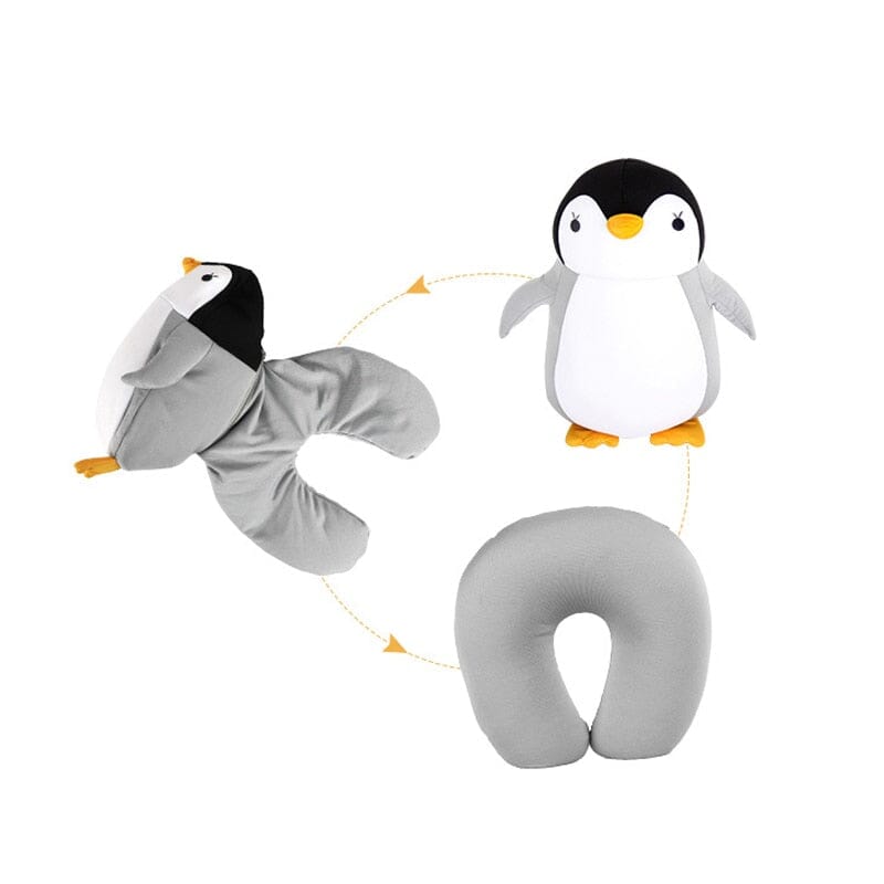 Coussin de Voyage Pingouin Convertible