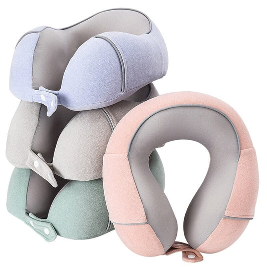 Coussin de Voyage Ergonomique en Forme de U - Confort Absolu en Déplacement